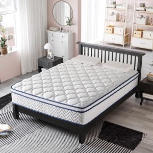 12 Inch Queen Memory Foam Hybrid Mattress in a Box - Comfort & Support, Pressure Relief, Breathable - Ideal for Side/Back/Stomach Sleepers, Easy Setup