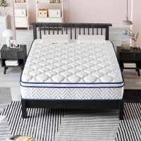 12 Inch Queen Memory Foam Hybrid Mattress in a Box - Comfort & Support, Pressure Relief, Breathable - Ideal for Side/Back/Stomach Sleepers, Easy Setup - Image 2