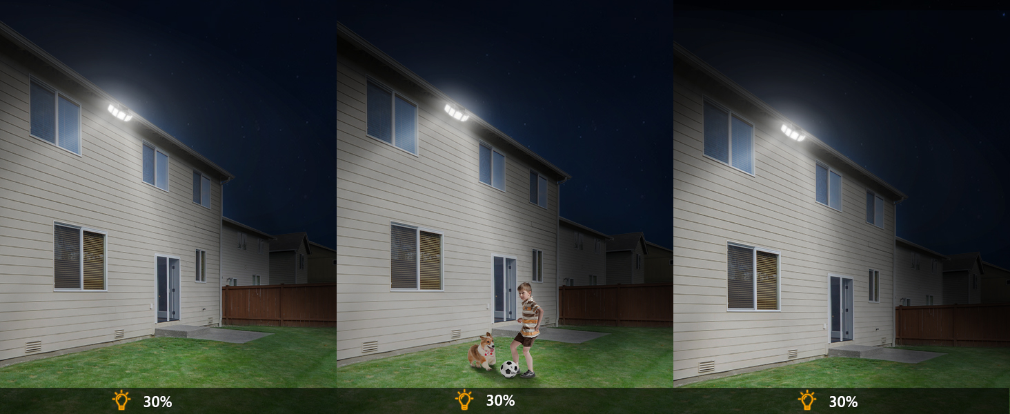 MDCMDCM Solar Flood Lights Outdoor Waterproof Motion Sensor – Solar Security Lights with Remote