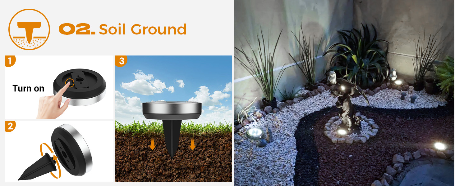 in ground solar lights