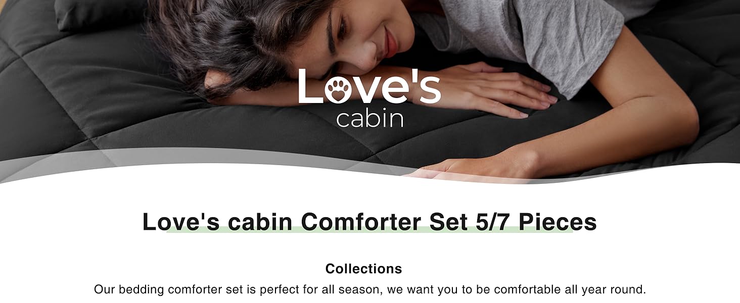 black comforter set