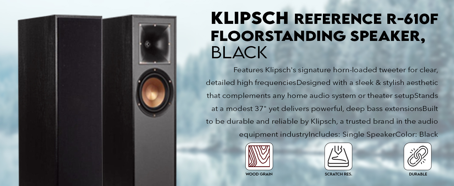 Klipsch Reference R-610F 5.1 Home Theater System