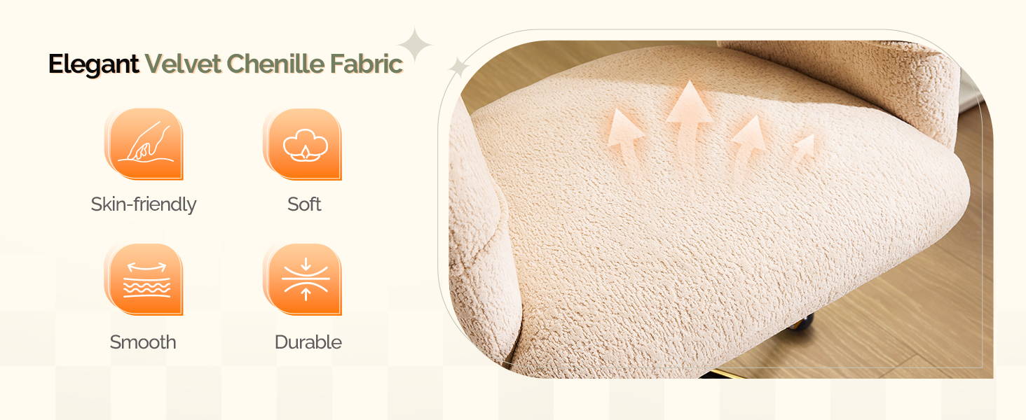 Elegant Velvet Chenille Fabric