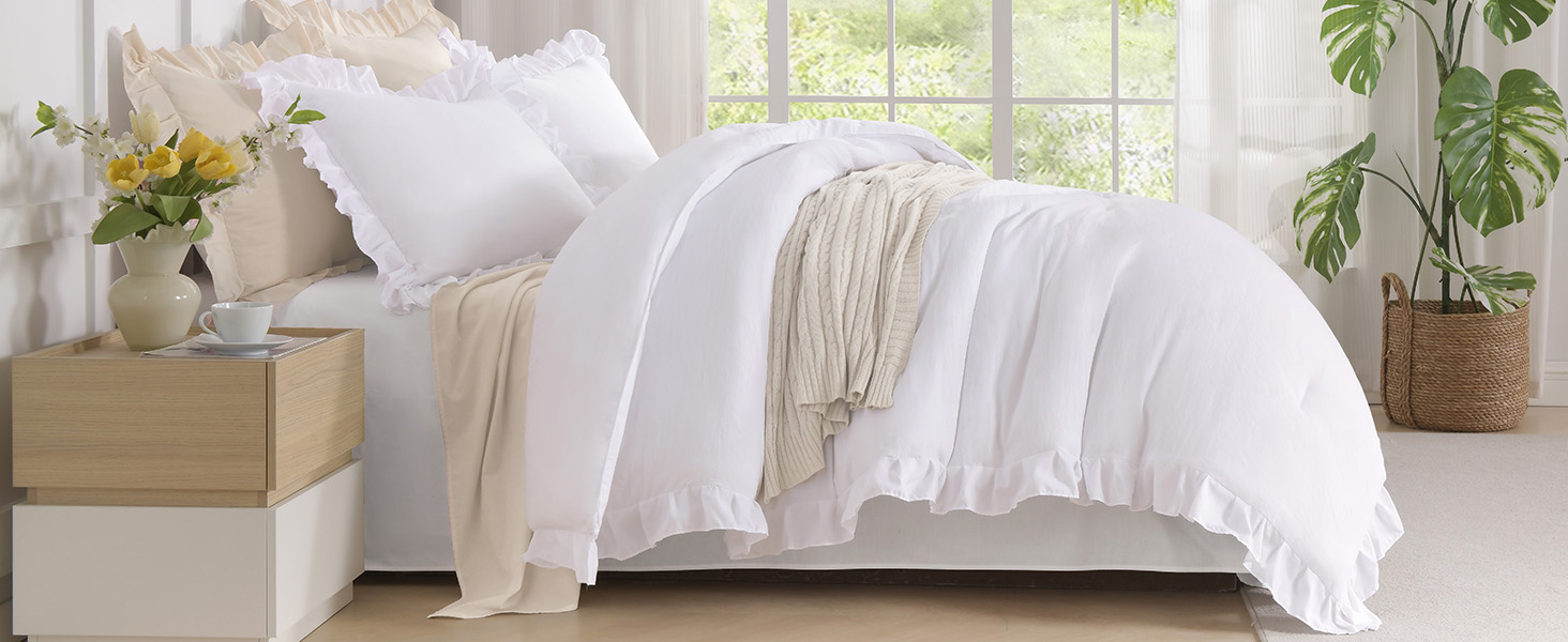 Ruffle White