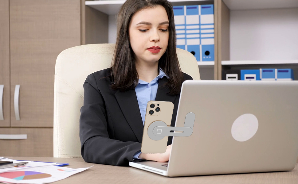 laptop phone holder