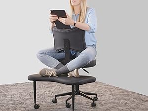 meditation office chair with foot rest criss cross, adhd chairs, yoga office chair adhd