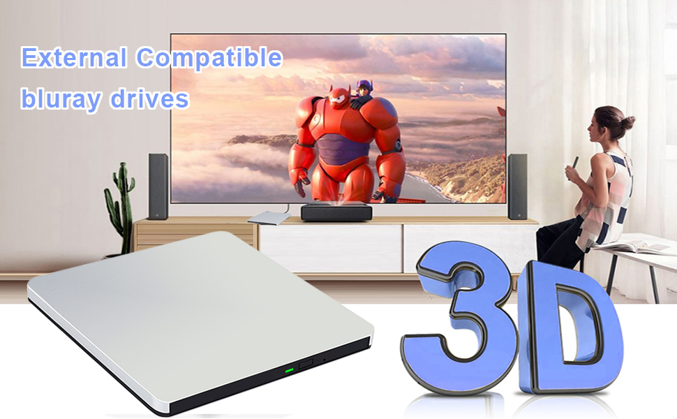 External Blu ray Drives Read/Write Compatible with Blu ray Burner