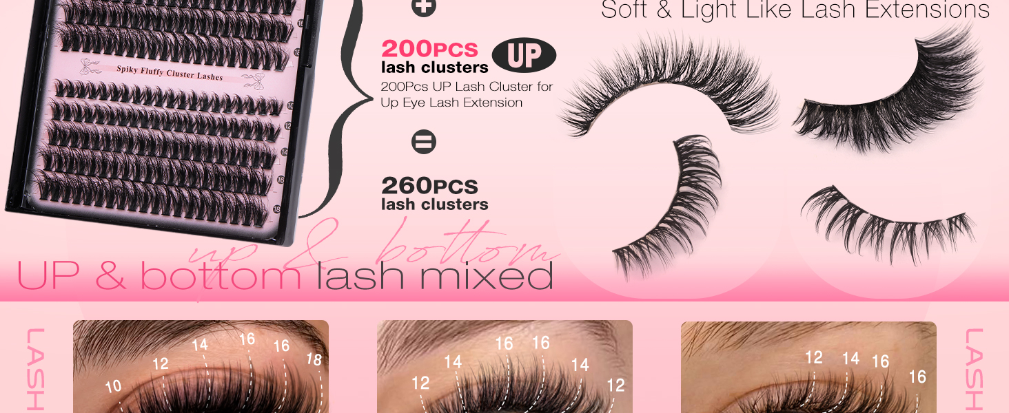 lash clusters kit eyelash clusters