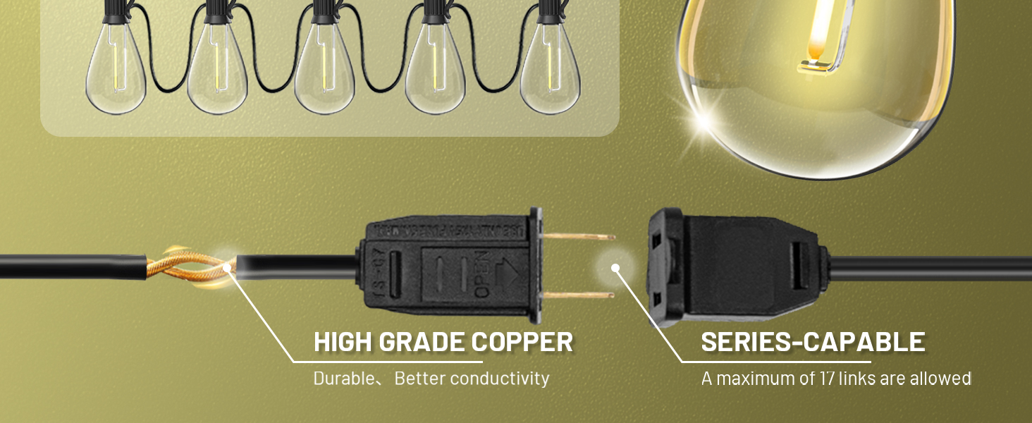 outdoor string lights