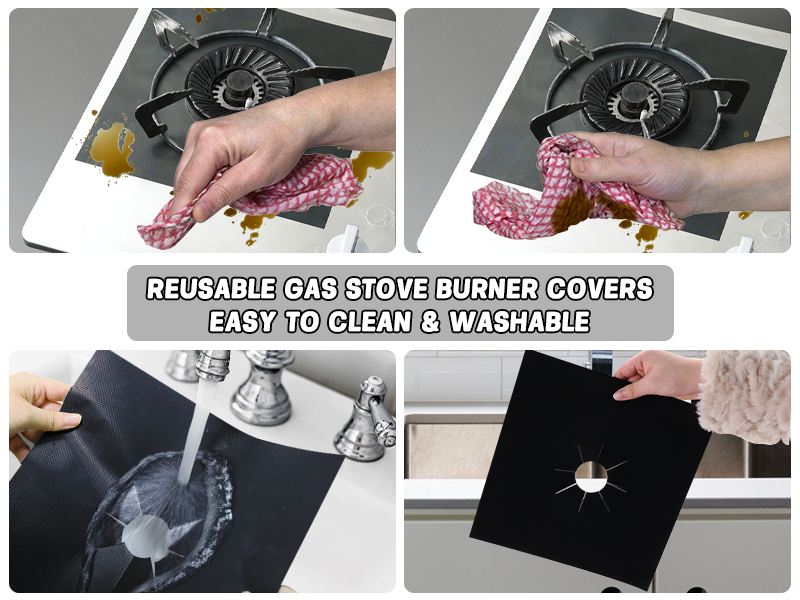 8 Pack gas range protectors