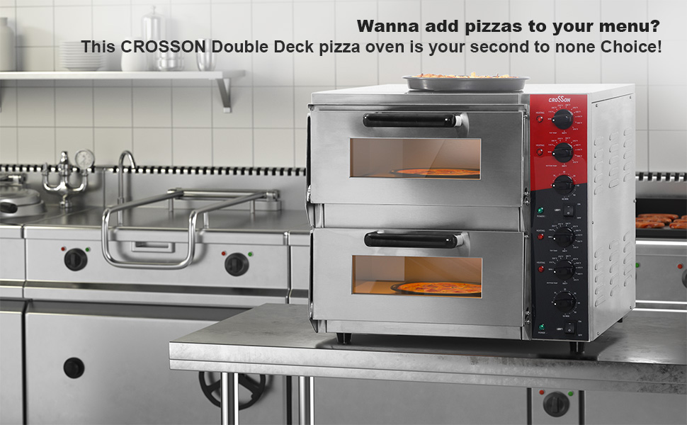 DOUBLE PIZZA OVEN