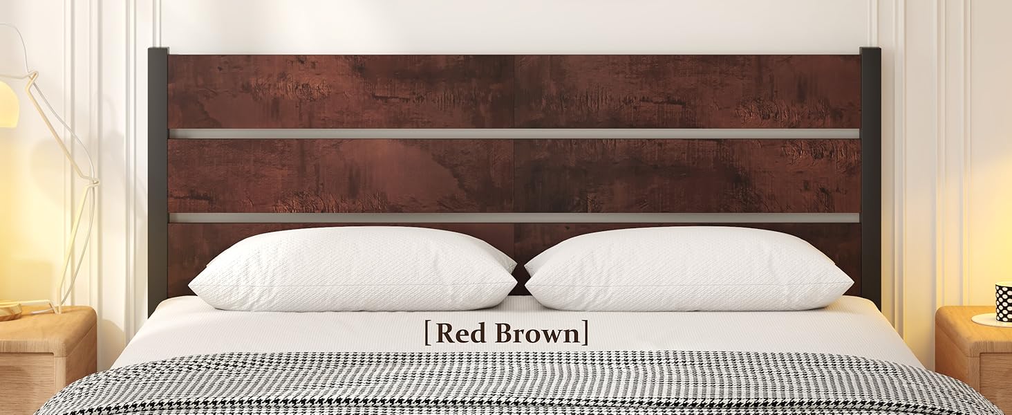 Red Brown bed