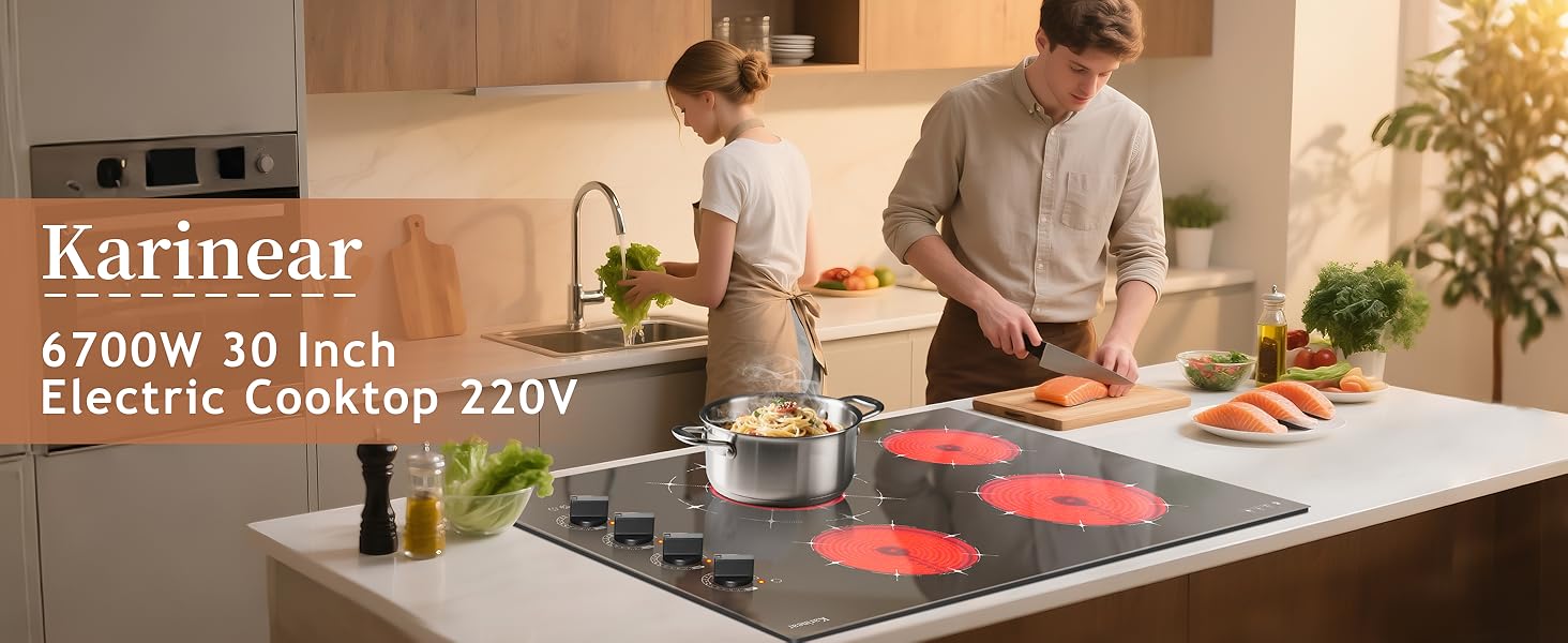 30 inch electric cooktop