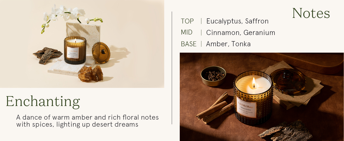 Sahara Amber Candle