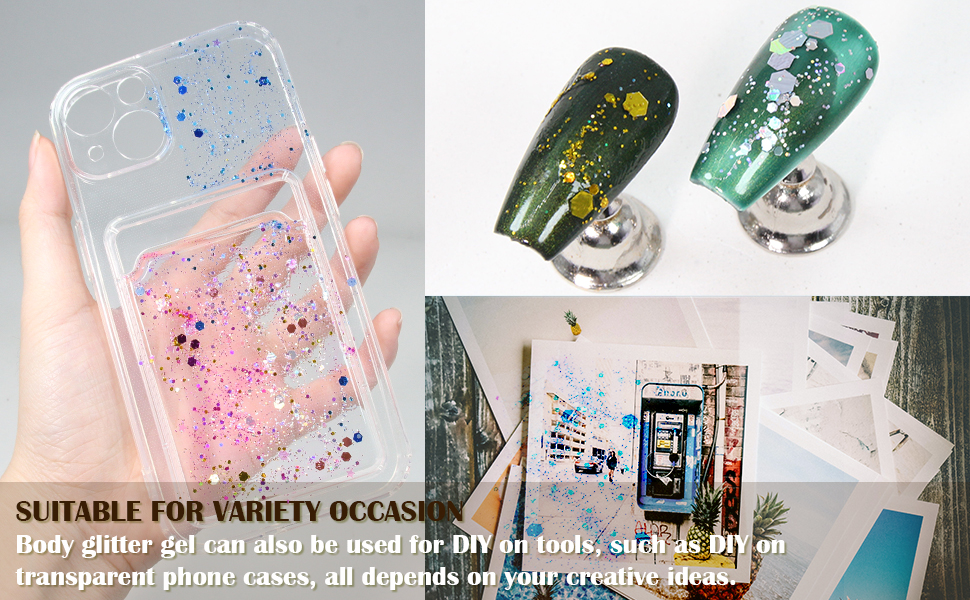 DIY Glitter Usage