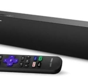 onn. Roku Smart Soundbar with Built-in 4K Streaming Media Player (Renewed)