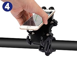 heavy duty aluminum utv phone mount atv phone holder for off road adjustable utv phone holder