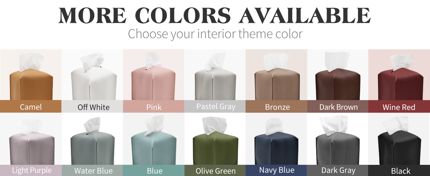 More cloer available, choose your interior theme color