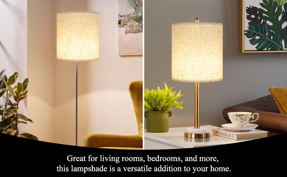 beige lamp shade