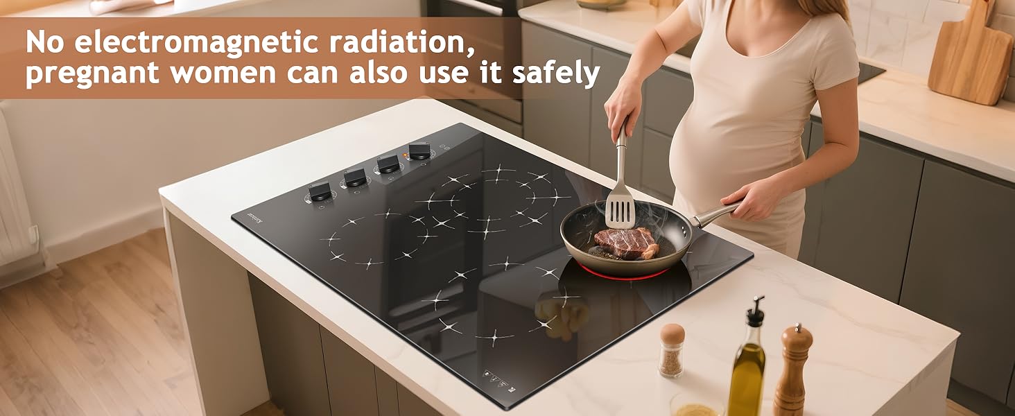 safety electric cooktop