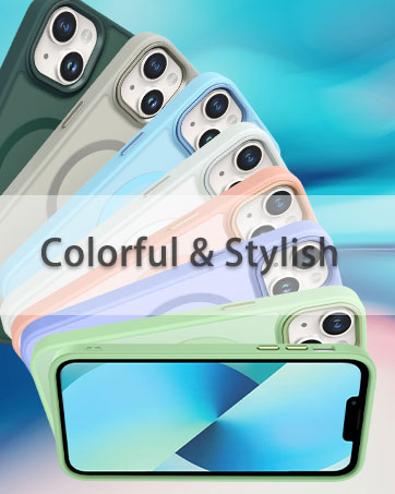 YENAPOON Matte Magnetic Phone Case for iPhone 14/13