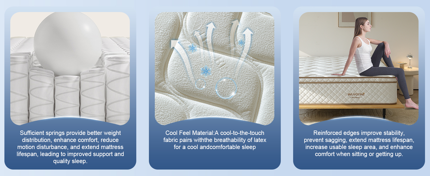memory foam hybrid mattress in a box