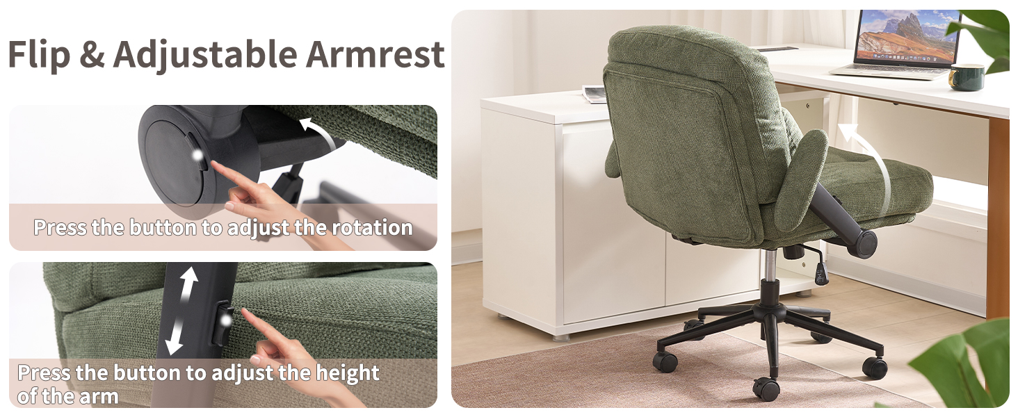 adjustable chair with armrest
