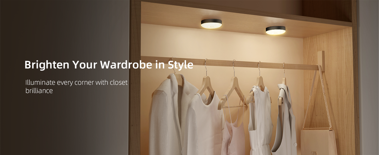 closet light motion sensored