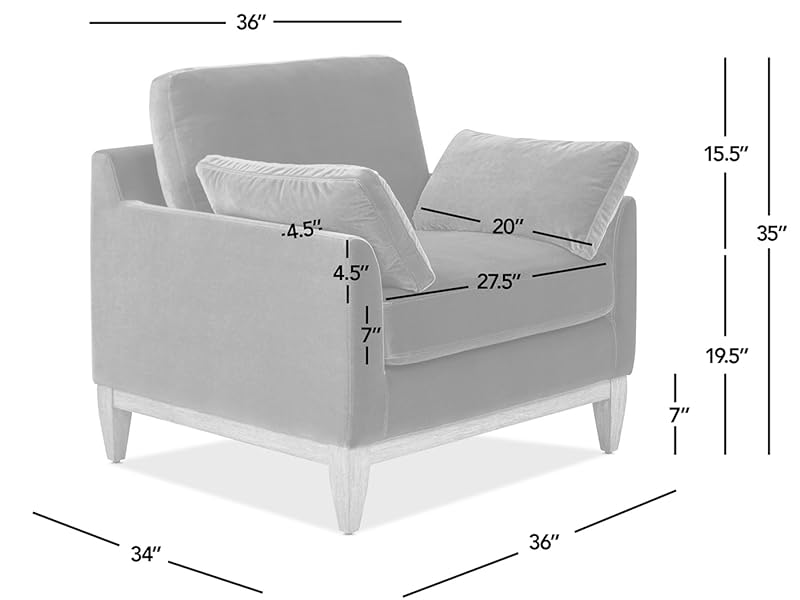 Pasadena Armchair Seat Dimensions