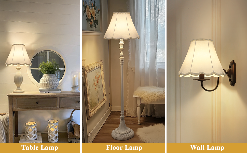 Lamp Shades for Table Lamps, Floor Lamps and Wall Lamps