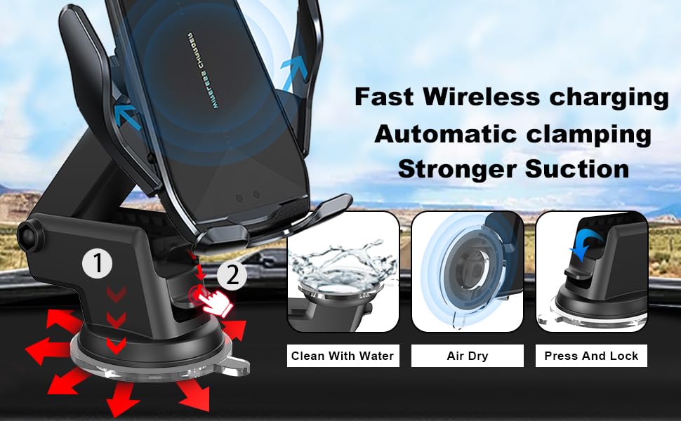 Wireless Car Charger Mount