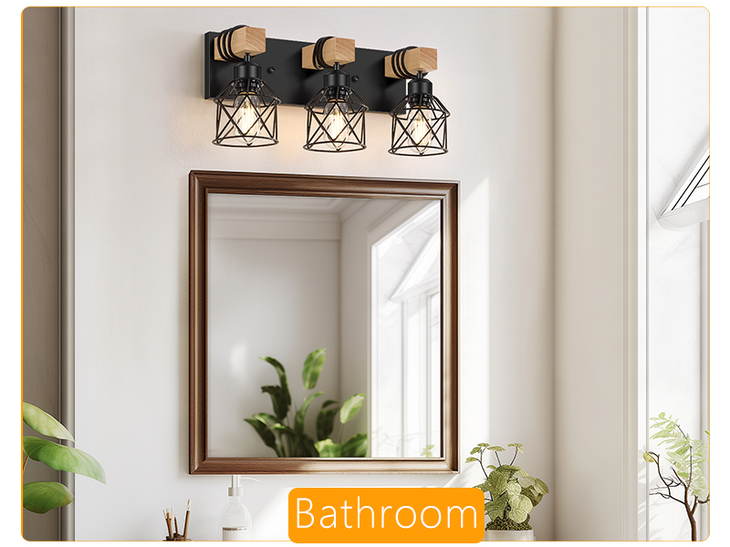 Wall sconce for mirror
