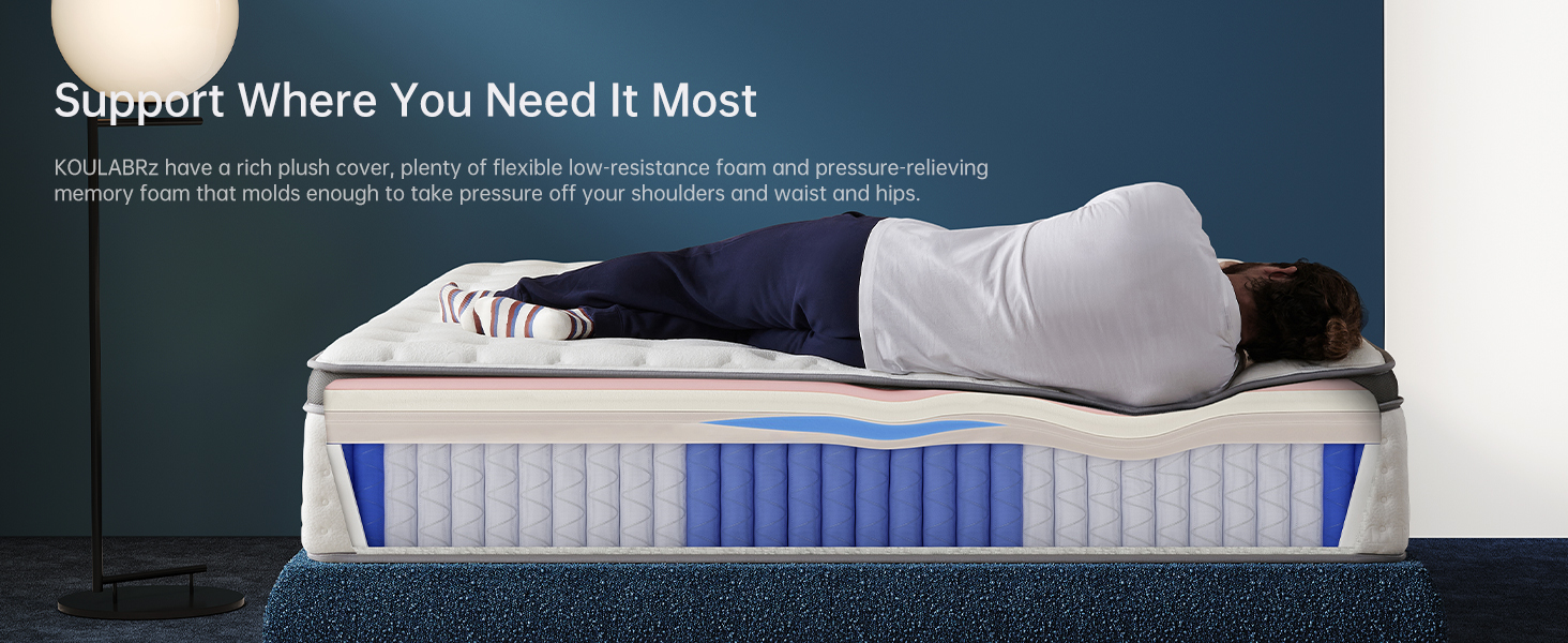 bed queen size mattress;queen hybrid mattress;medium firm mattress queen; soft queen mattress;