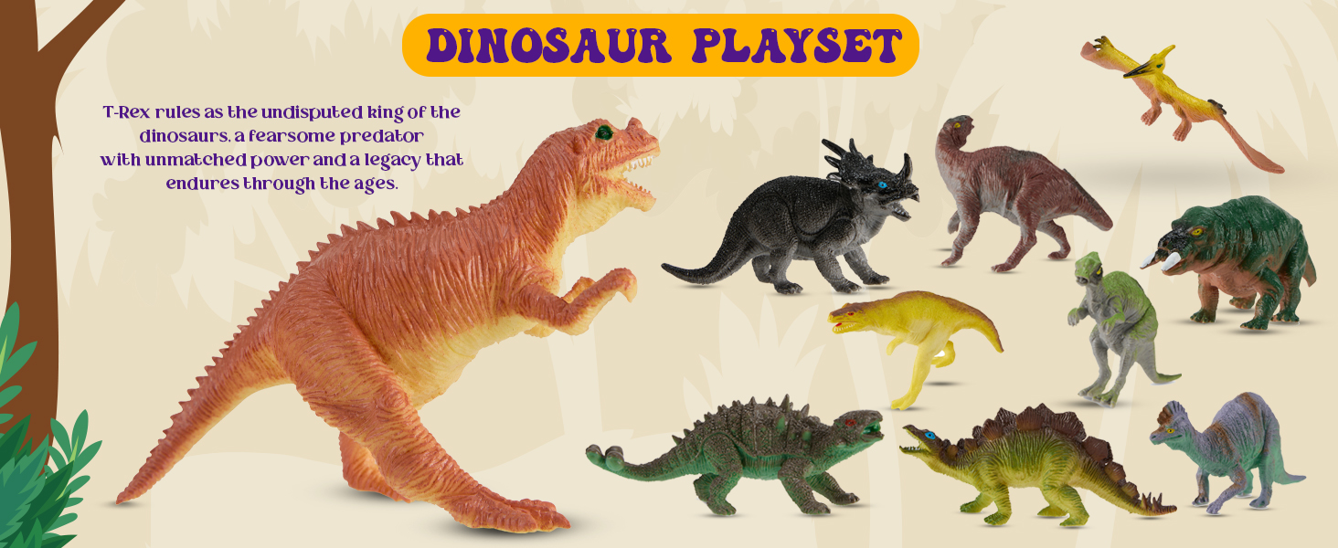 Dinosaur playset