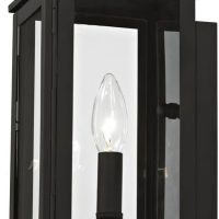 Livex Lighting 2013-01 Transitional One Light Outdoor Wall Lantern from Princeton Collection Finish, Antique Brass - Image 3