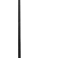 GLOBE Electric 67135 72" Torchiere Floor Lamp and Adjustable Reading Light, Matte Black, Frosted Shade, Dual Rotary Switch, 3-Step Dimming, Modern Lighting for Living Room or Office - Image 4