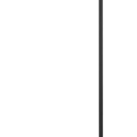 Modern Floor Lamp Simple Design with White Shade, Foot Pedal Switch, 60" Small Tall Lamps for Living Room Bedroom Office Dining Room Kitchen, Black Pole Lamp(Without Bulb) - Image 8
