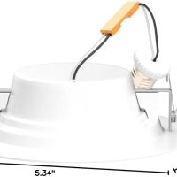Sunco Retrofit LED Recessed Lighting 6 Inch, Downlight Can Lights for Ceiling, Baffle Trim, 965 LM, 13W (120W Equivalent), 5000K Daylight, Dimmable, Damp Rated UL 4 Pack - Image 10