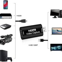 HDMI Video Capture Card, 4K HDMI to USB Capture Card Full HD 1080P 30fps, Record via DSLR, Camcorder, Action Cam for Gaming, Streaming TV, Recorder Live Streaming Video for Windows Mac OS - Image 5