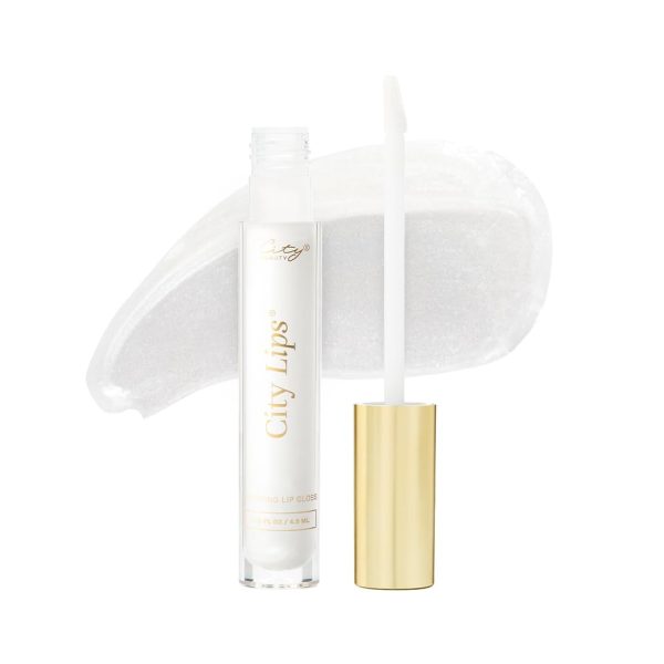 City Beauty City Lips Clear - Plumping Lip Gloss - Hydrate & Volumize - High Shine Lip Plumper - Hyaluronic Acid & Peptides Visibly Smooth Lip Wrinkles - Cruelty-Free