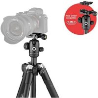 JOBY RangePod, Aluminium Traveller Camera/SmartphoneTripod with Ball Head, Universal Smartphone Clamp and Carrying Bag, for CSC,DSLR, Mirrorless, Mobile Phones, Black for Photo,Video, Vlogging - Image 2