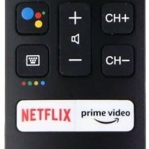 New RC802V Replacement Remote Compatible with TCL Android TV with Prime Video, Netflix Hotkeys Without Voice Function