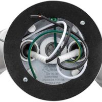 Lithonia Lighting Outdoor Flood Light Fixture, Adjustable Twin Par Flood Light Holder for Safety and Security, 120 Volts, Uses 2 Lamps Up to 150W (Not Included), White (OFTH 300PR 120 WH M12) - Image 5
