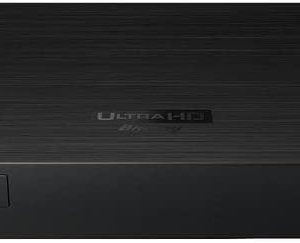 New LG UBK90 UHD Streaming - 4K - 2D/3D - Region Free Blu Ray Disc DVD Player - PAL/NTSC - USB - 100-240V 50/60Hz for World-Wide Use & 6 Feet Multi System 4K HDMI Cable