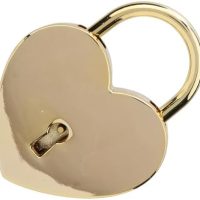 Heart Shaped Padlock, 1.8 x 2.3in Mini Metal Lock with Key for Luggage Handbag Diary Book Jewelry Box Storage Box Suitcase Handbag(Imitation Gold) - Image 8