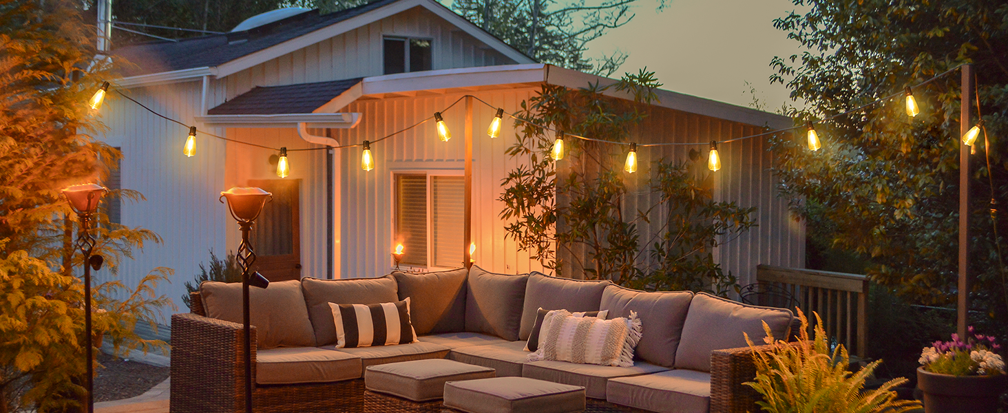 outdoor lights for backyard