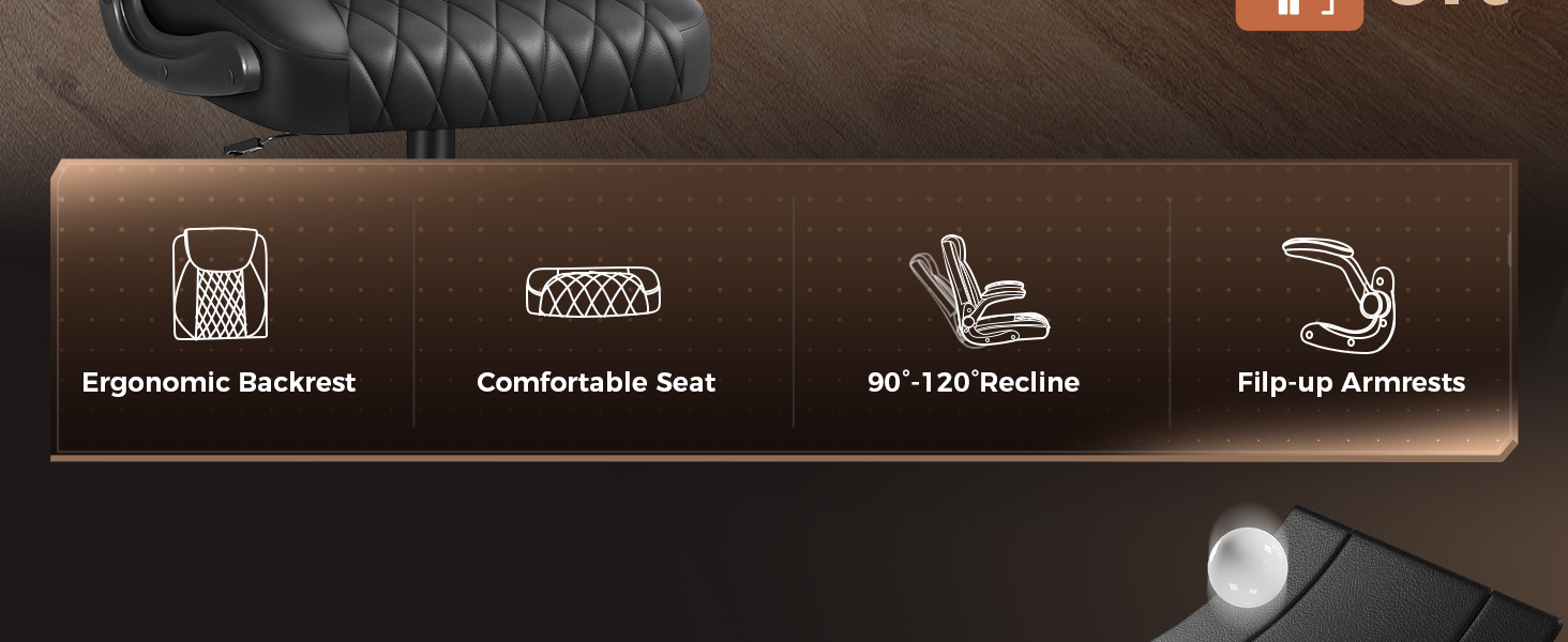 Ergonomic gaming chair
