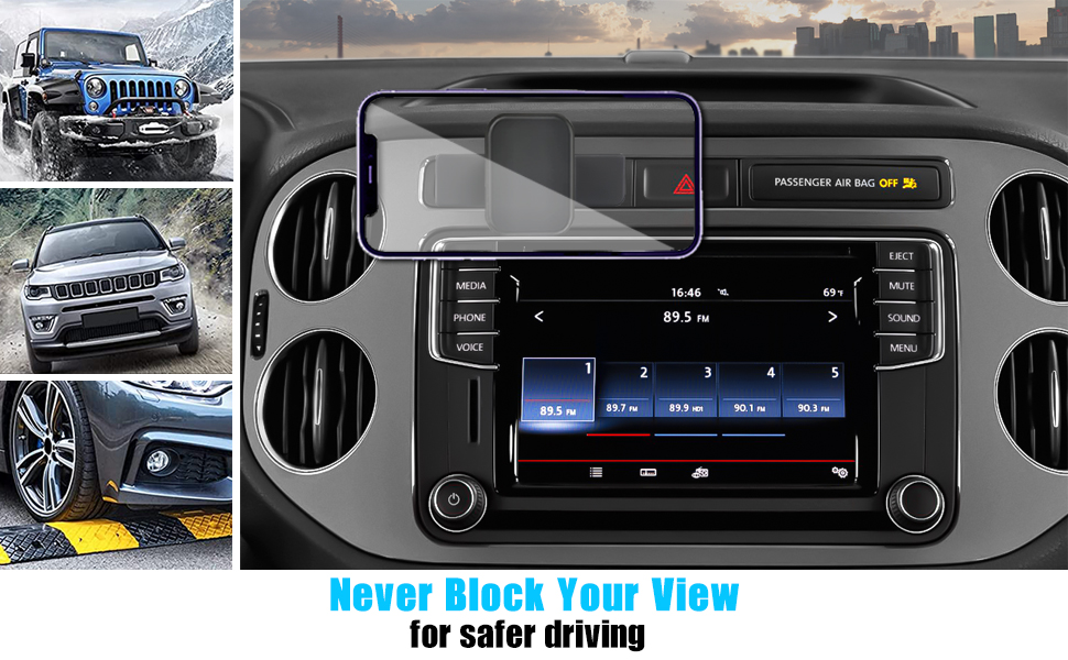 Volkswagen Tiguan phone mount