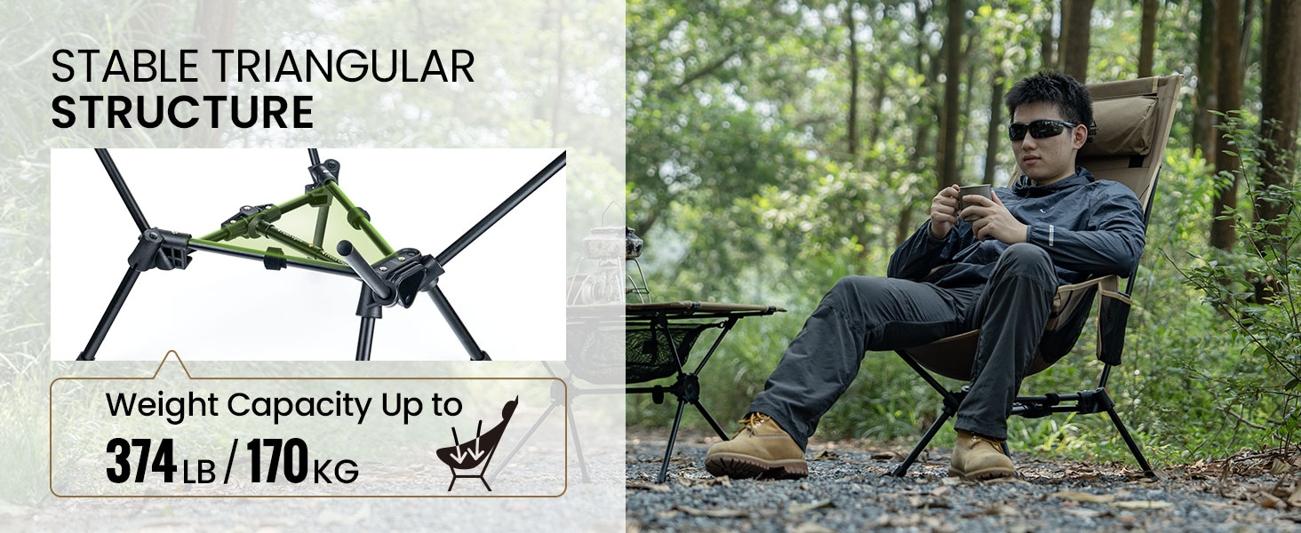 CE-ZDY11 Tigerblade camping chair