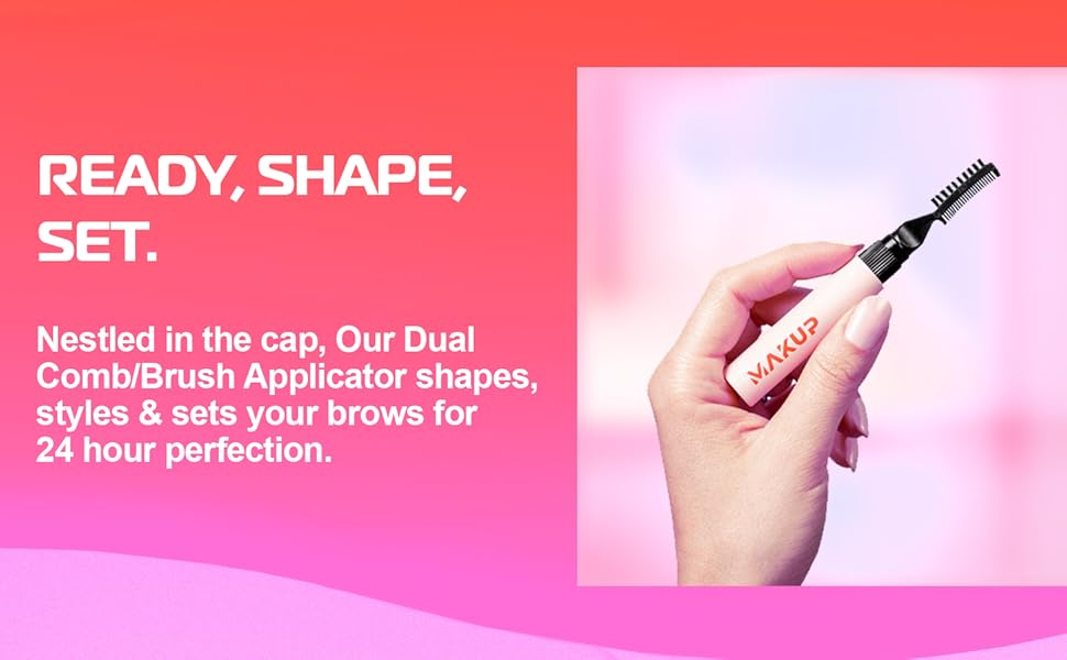 Comes with a Dual Comb, Shaping Brush